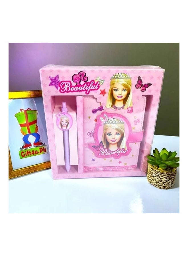 Barbie Cute Kawaii Planner + Ballpoint Pen Stationery Set,   School & Office Supplies - Image 3